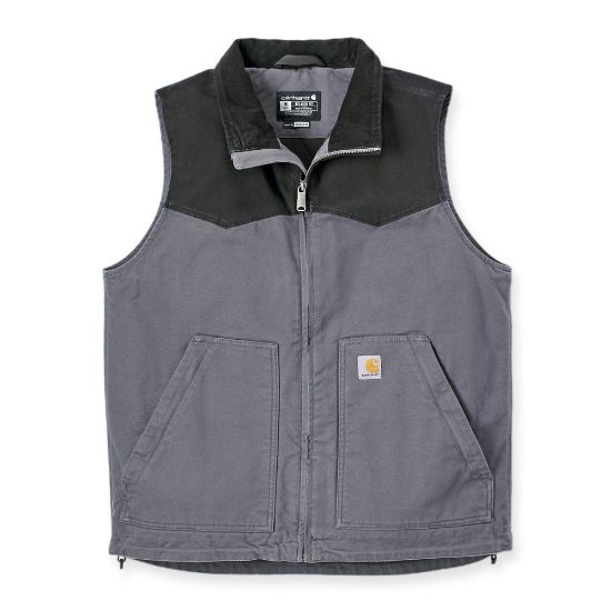 Afbeeldingen van CARHARTT Vest Montana Duck 106433 shadow/black L