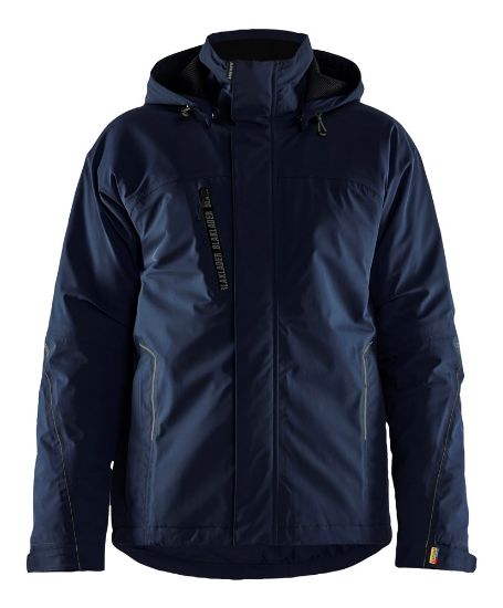 Afbeeldingen van BLÅKLÄDER Winterjas lichtgewicht met 4-weg stretch 4484 donker marineblauw/zwart XL