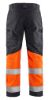 Afbeeldingen van BLÅKLÄDER Werkbroek met stretch 1551 medium grijs/High Vis oranje C54