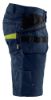 Afbeeldingen van BLÅKLÄDER Short service met spijkerzakken 1494 donker marineblauw/High Vis geel C52