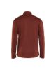 Afbeeldingen van BLÅKLÄDER Sweatshirt met rits 3548 gebrand rood/zwart S