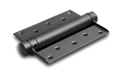 Afbeeldingen van IBFM Bommerscharnier enkelwerkend staal zilvergrijs 29/75MM t.b.v. deurdikte 18-25MM