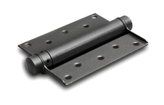 Afbeeldingen van IBFM Bommerscharnier enkelwerkend staal zilvergrijs 30/100MM t.b.v. deurdikte 25-30MM