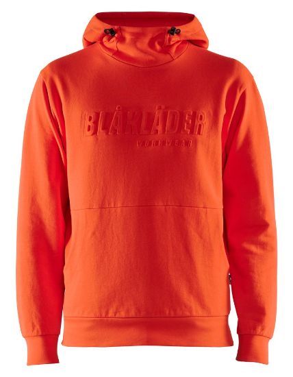 Afbeeldingen van BLÅKLÄDER Hoodie 3D 3530 oranjerood XS