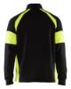 Afbeeldingen van BLÅKLÄDER Sweater Visible 3550 zwart/High Vis geel 2XL