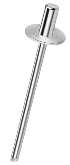 Afbeeldingen van Popnagel Q-Sealed staal/staal platkop 4,0X8,0X12MM klembereik 1,5-3,0MM
