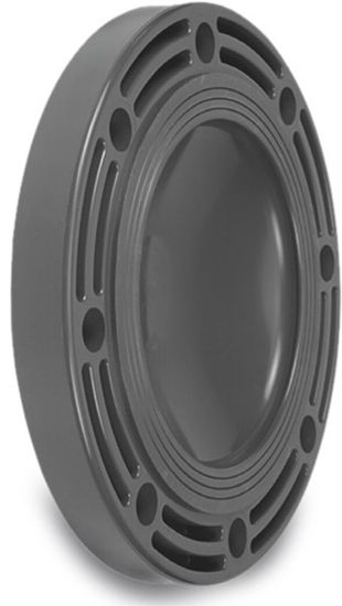 Afbeeldingen van VDL Blindflens PVC-U type B grijs 90MM DN80 PN10
