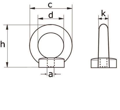 Afbeeldingen van DX Ringmoer type 582 RVS316