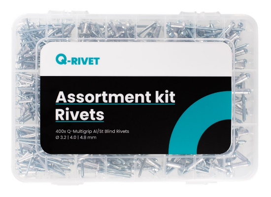 Afbeeldingen van Popnagelset Q-Multigrip 3,2/4,0/4,8MM 400x
