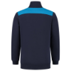 Afbeeldingen van TRICORP Sweatvest bi-colour Naden 302014 inkt/turquoise 3XL