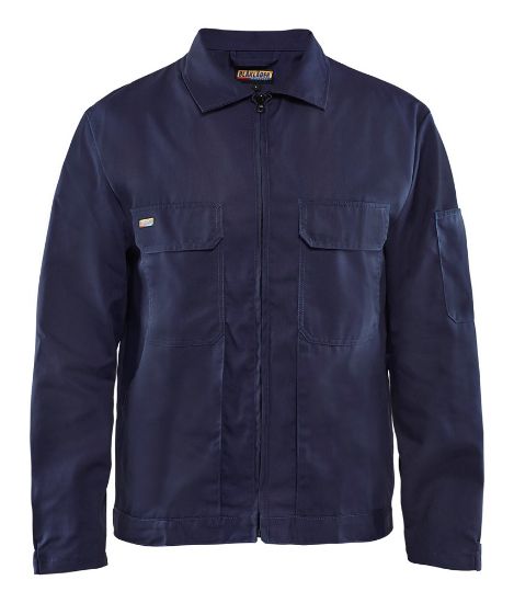 Afbeeldingen van BLÅKLÄDER Jack ongevoerd 4720 marineblauw XL
