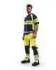 Afbeeldingen van BLÅKLÄDER Werkbroek met ventilatie 1565 High Vis geel/marineblauw D96