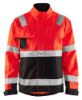 Afbeeldingen van BLÅKLÄDER Jack 4064 High Vis rood/zwart L