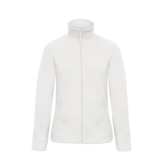 Afbeeldingen van B&C Fleece jas ID.501 dames 5FWI51 wit XL