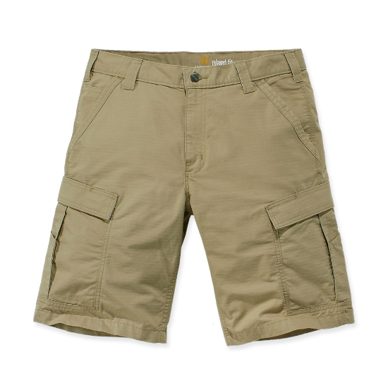 Afbeeldingen van CARHARTT Cargo broek kort Force Broxton 103543 dark khaki W36