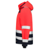 Afbeeldingen van TRICORP Parka Midi High Vis bi-colour 403023 fluor rood/inkt 2XL