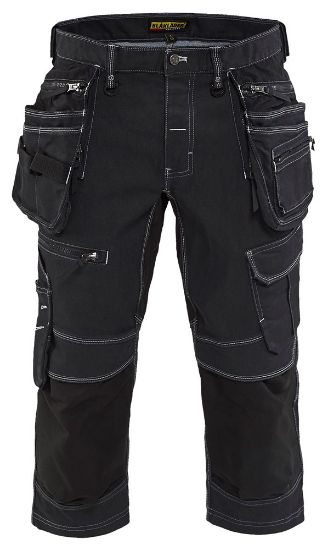 Afbeeldingen van BLÅKLÄDER Piraatbroek denim stretch X1900 1991 zwart C62