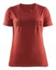 Afbeeldingen van BLÅKLÄDER T-shirt 3D dames 3431 gebrand rood M
