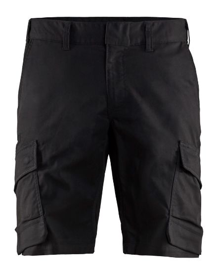 Afbeeldingen van BLÅKLÄDER Short industrie met stretch 1446 zwart C60