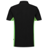 Afbeeldingen van TRICORP Poloshirt bi-colour 202004 zwart/limoen M