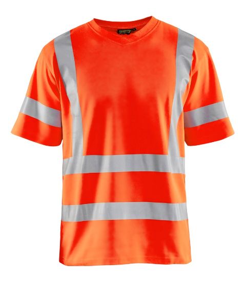 Afbeeldingen van BLÅKLÄDER T-shirt UV 3380 High Vis oranje S