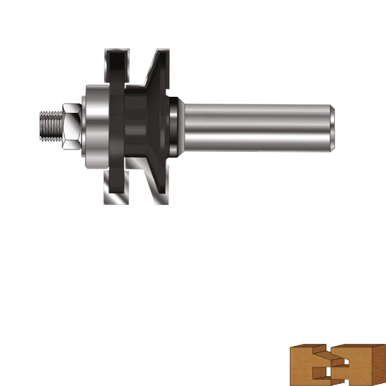 Afbeeldingen van ROTEC Contraprofielfrees HM GOLD Z2 41MM S=8MM