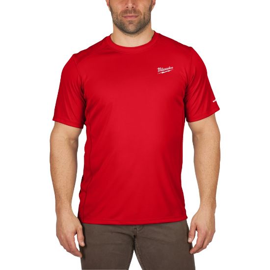 Afbeeldingen van MILWAUKEE T-Shirt warm weather WWSSRD rood M