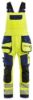 Afbeeldingen van BLÅKLÄDER Bretelbroek met 4-weg stretch 2626 High Vis geel/marineblauw D84