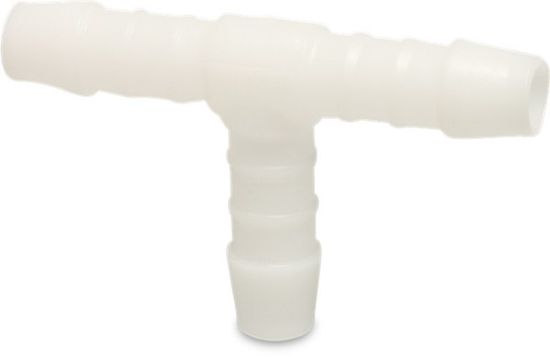 Afbeeldingen van T-stuk 90° nylon wit 12MM slangtule 16bar