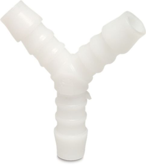 Afbeeldingen van Y-stuk nylon wit 5MM slangtule 16bar