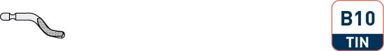 Afbeeldingen van GRATTEC Ontbraammes B10 TiN GT-B10TIN