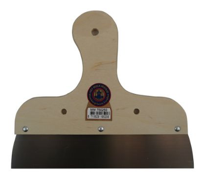 Afbeeldingen van MELKMEISJE Spackmes houten greep 250MM