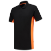 Afbeeldingen van TRICORP Poloshirt bi-colour 202004 zwart/oranje S