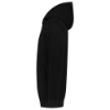 Afbeeldingen van TRICORP Sweatvest met capuchon 60°C wasbaar 301014 zwart S