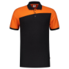 Afbeeldingen van TRICORP Poloshirt bi-colour Naden 202006 zwart/oranje L