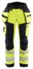 Afbeeldingen van BLÅKLÄDER Softshell werkbroek dames 7118 High Vis geel/zwart C48