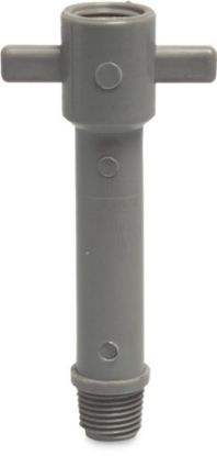 Afbeeldingen van VDL Verlengpijpje kunststof ⅜WW binnendraad/buitendraad 6CM