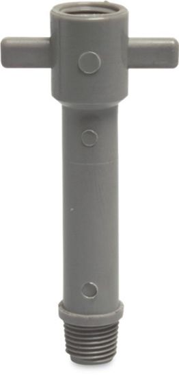 Afbeeldingen van VDL Verlengpijpje kunststof ⅜WW binnendraad/buitendraad 6CM