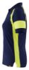 Afbeeldingen van BLÅKLÄDER Poloshirt dames Visible 3529 marineblauw/High Vis geel L