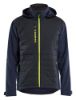 Afbeeldingen van BLÅKLÄDER Hybride jack 4743 donker marineblauw/High Vis geel S