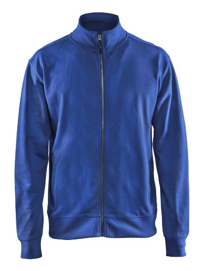Afbeeldingen van BLÅKLÄDER Sweatshirt met rits 3371 korenblauw S