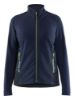 Afbeeldingen van BLÅKLÄDER Microfleecevest dames 4766 donker marineblauw/High Vis geel S