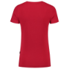 Afbeeldingen van TRICORP T-shirt V-hals Slim-Fit dames 101008 rood XL