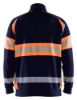 Afbeeldingen van BLÅKLÄDER Sweater 3553 marineblauw/High Vis oranje S