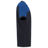 Afbeeldingen van TRICORP T-shirt bi-colour Naden 102006 navy/royal blauw M