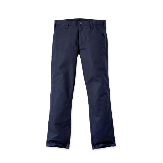 Afbeeldingen van CARHARTT Canvas broek rugged stretch 103109 navy W36/L32