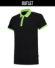 Afbeeldingen van TRICORP Poloshirt bi-colour Slim-Fit 201002 zwart/limoen 2XL