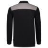 Afbeeldingen van TRICORP Polosweater bi-colour Naden 302004 zwart/grijs S