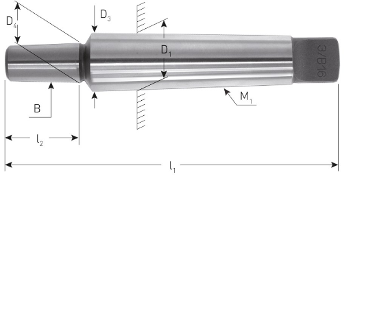 Afbeeldingen van ROTEC Boorhouderstift MC2 - B12
