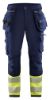 Afbeeldingen van BLÅKLÄDER Werkbroek met 4-weg stretch 1993 marineblauw/High Vis geel C52
